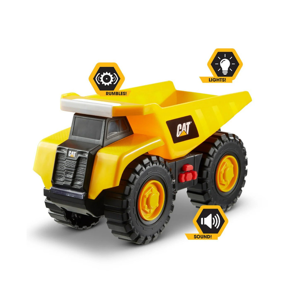 CAT - Camión volquete de juguete con luz y sonido