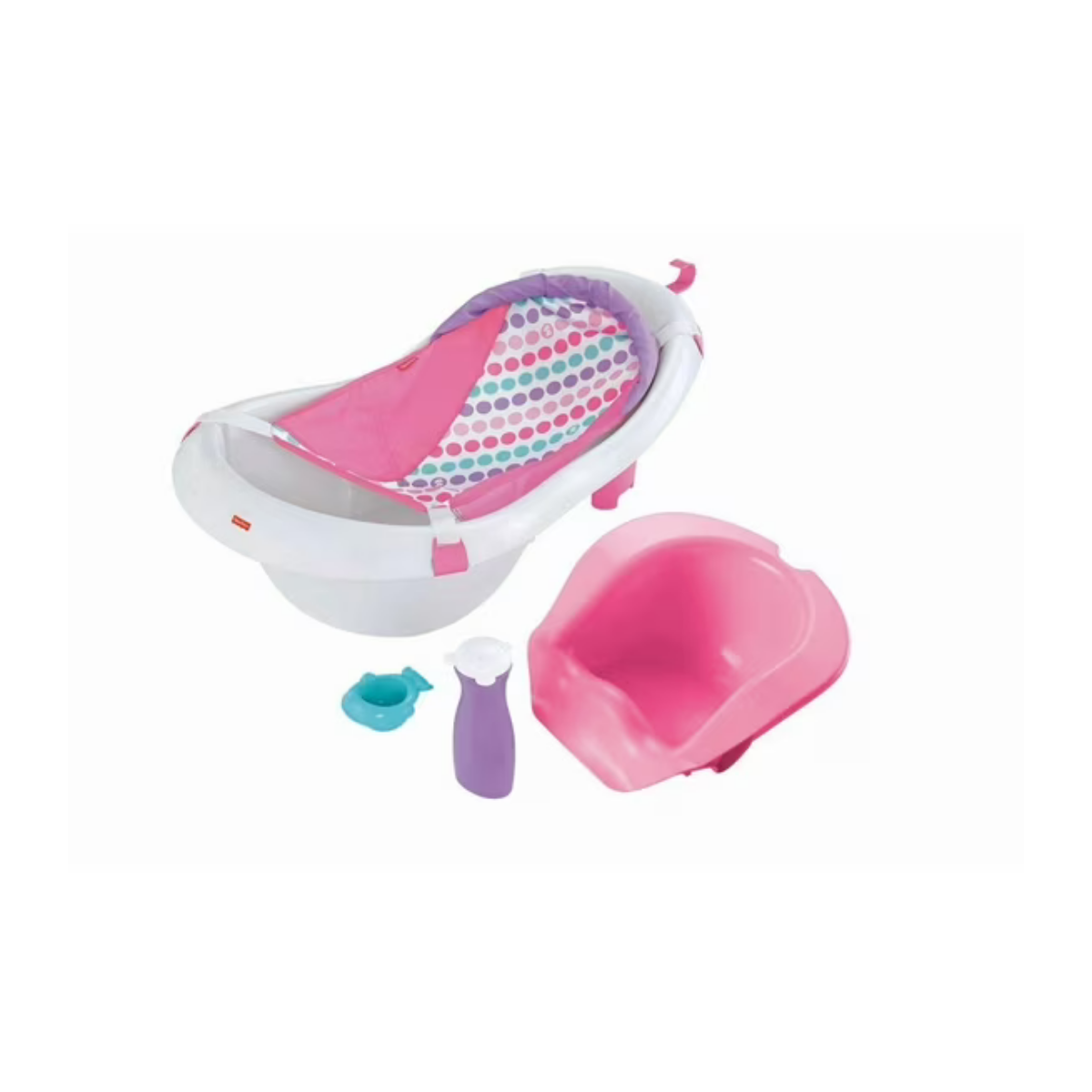 Fisher-Price Bañera Bebé Sling 'n Seat 4 en 1 Rosa