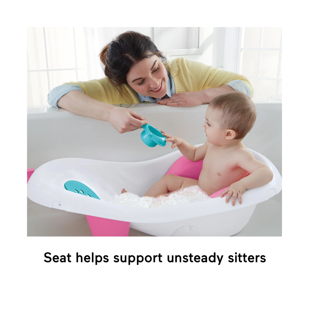 Fisher-Price Bañera Bebé Sling 'n Seat 4 en 1 Rosa