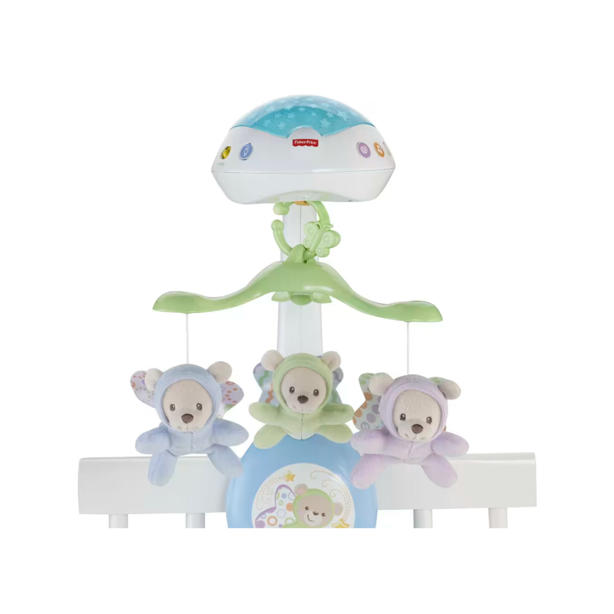 Fisher Price Movil Proyector 3 en 1 musical a control remoto