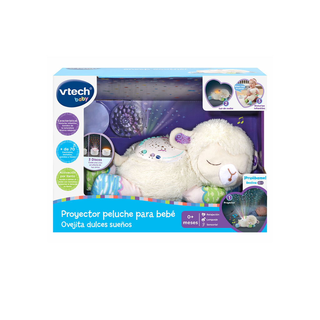 Vtech - Ovejita dulces sueños Proyector peluche bebé