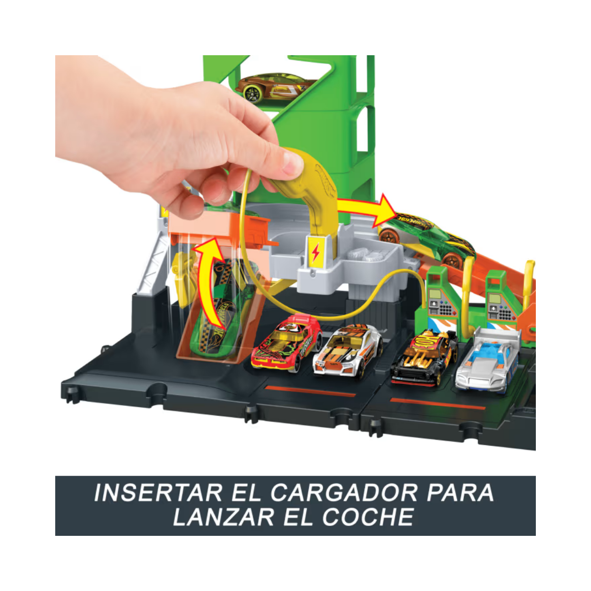 Hot Wheels City Estación De Gasolina Super Recarga Mattel