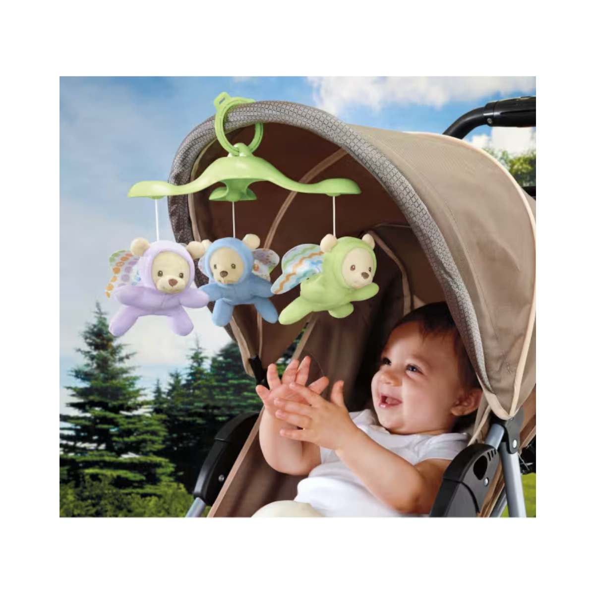 Fisher Price Movil Proyector 3 en 1 musical a control remoto