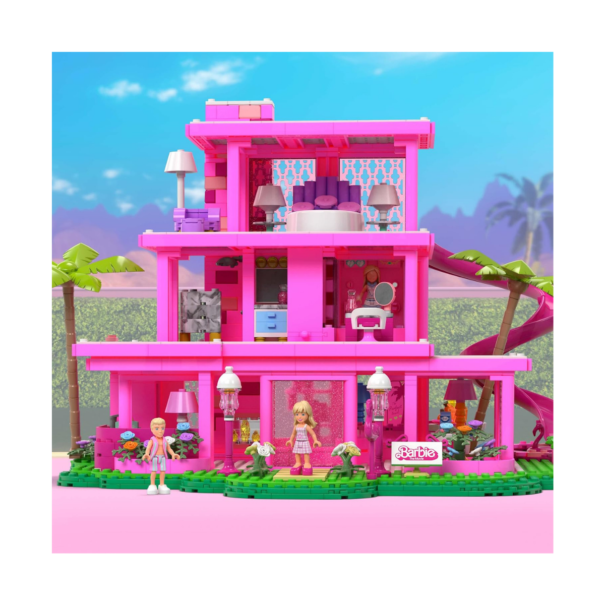 Mattel Mega Barbie Dreamhouse Casa con Bloques de construcción