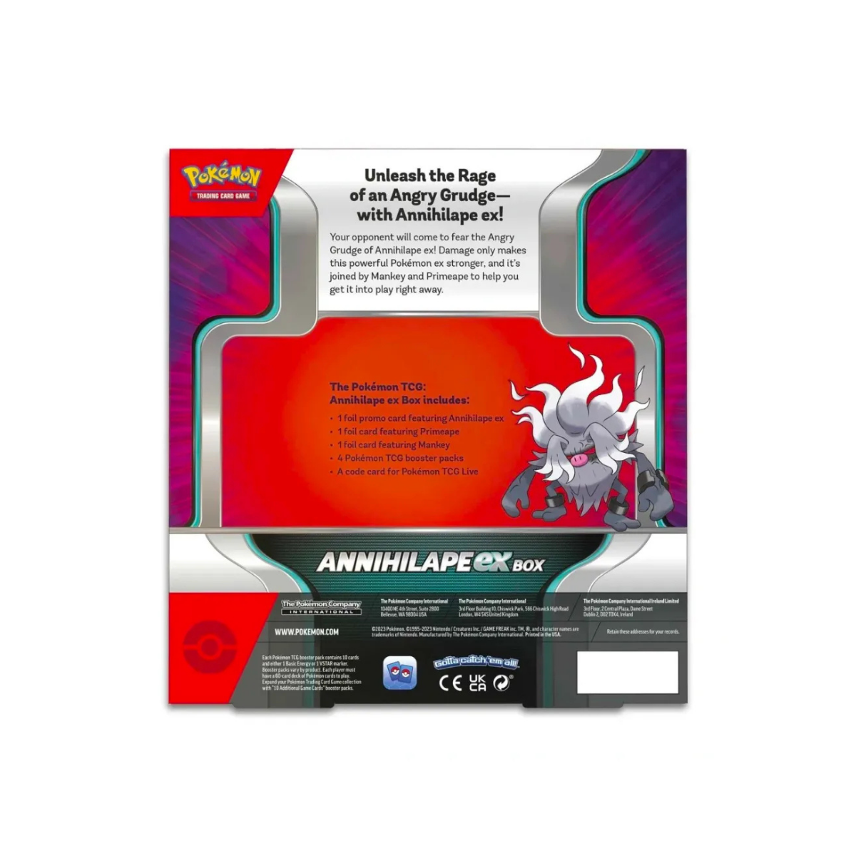 Pokémon TCG: Annihilape ex Box en español
