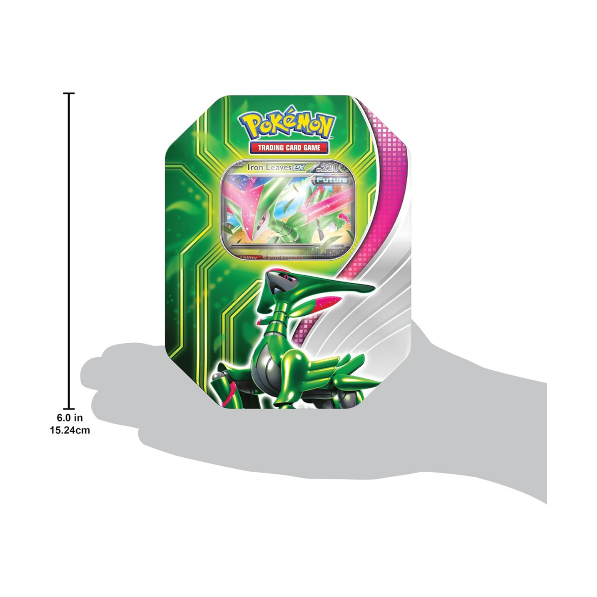 POKEMON TCG: Paradox Clash TIN: Hojas de Hierro EX en español