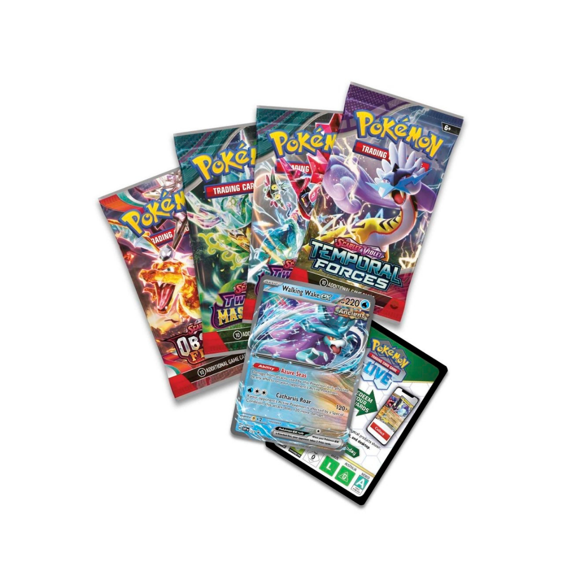 Pokémon TCG: Paradox Clash Tin Walking Wake ex