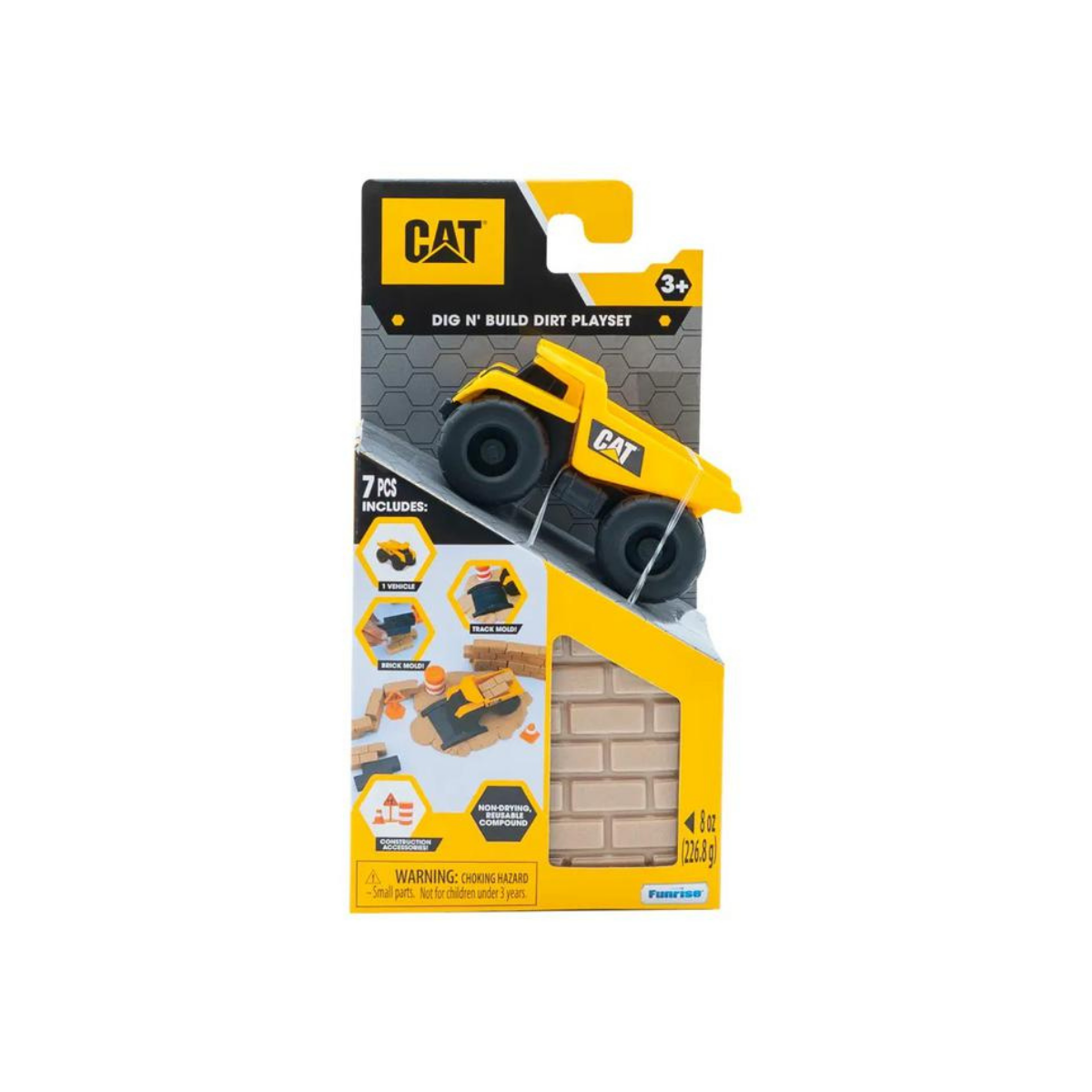 CAT - Vehículos de construcción Volquete para niños con arena cinética