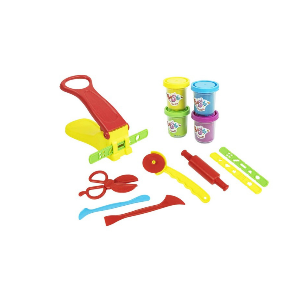 Basa - Play set de Plastilina con prensa y accesorios
