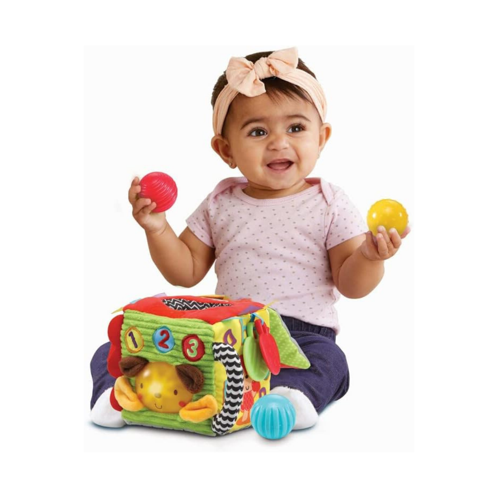 VTech Cubo sensorial suave e inteligente, multicolor
