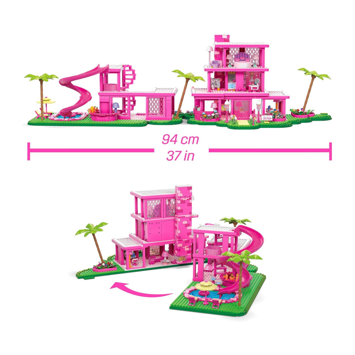 Mattel Mega Barbie Dreamhouse Casa con Bloques de construcción