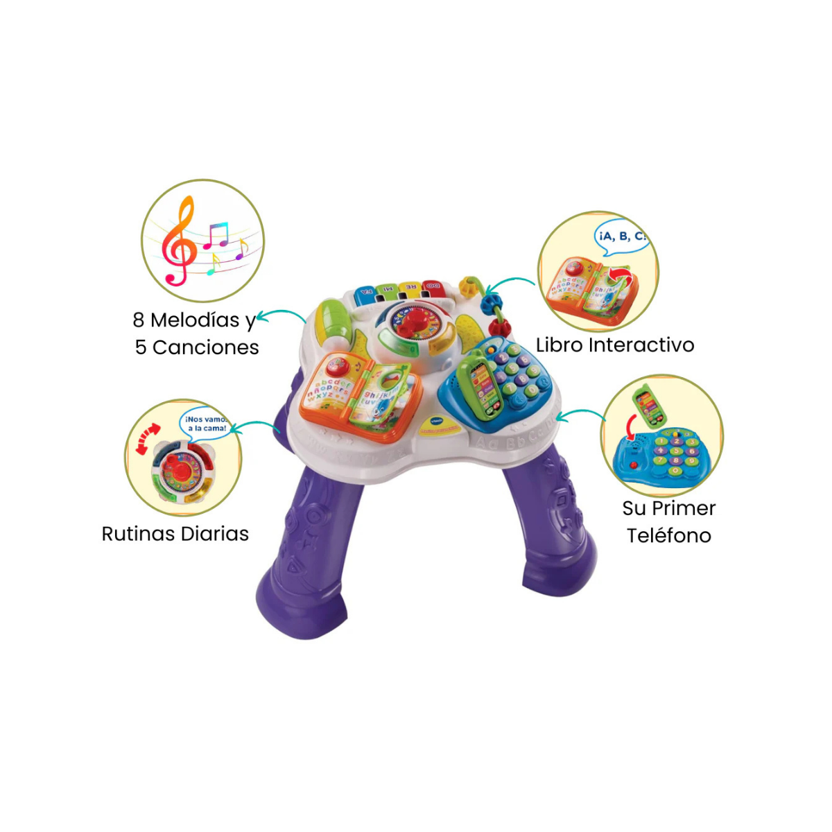 Vtech Juega y Aprende - Mesa de Actividades para bebé