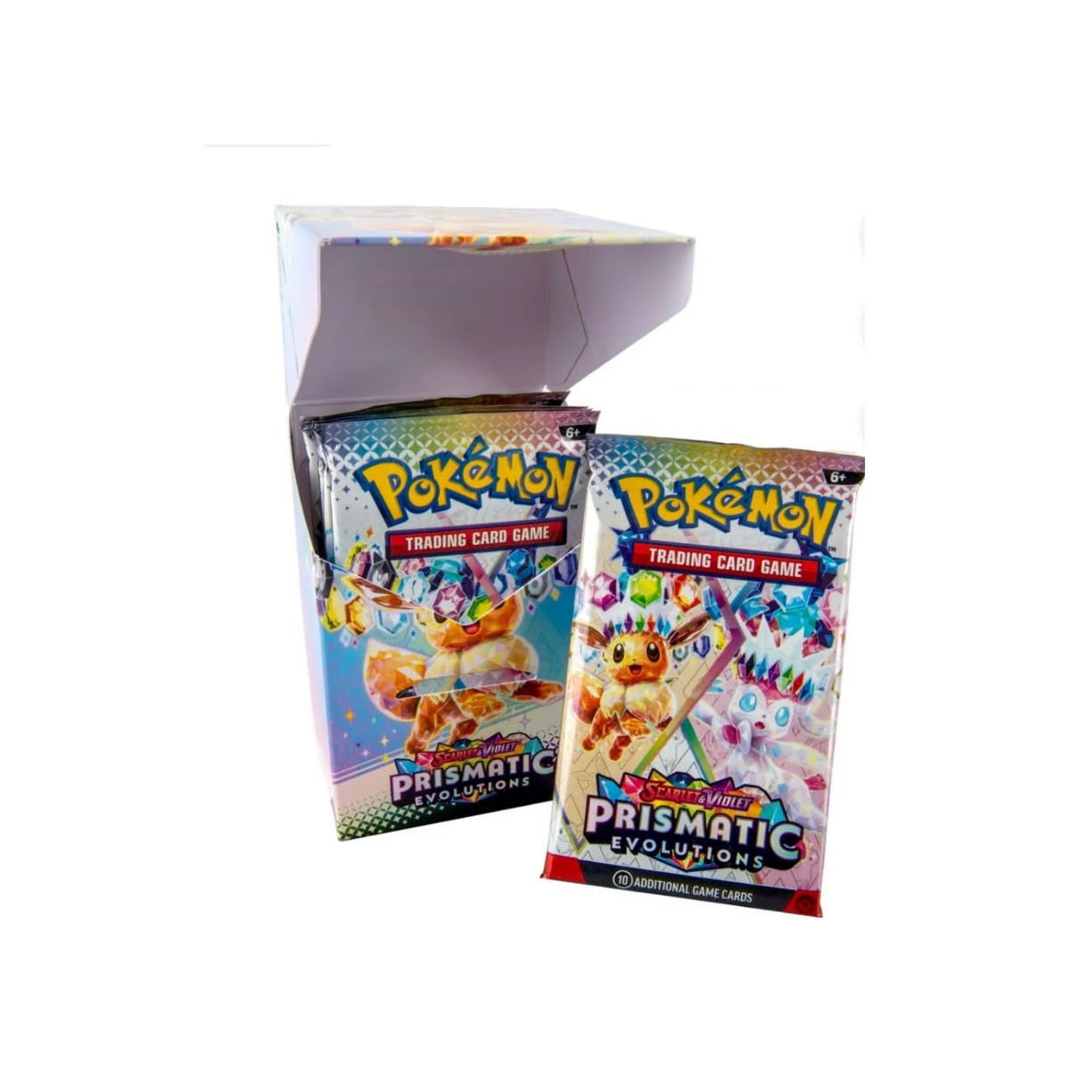 Pokémon TCG: Scarlet & Violet - Paquete de refuerzo de evoluciones prismáticas