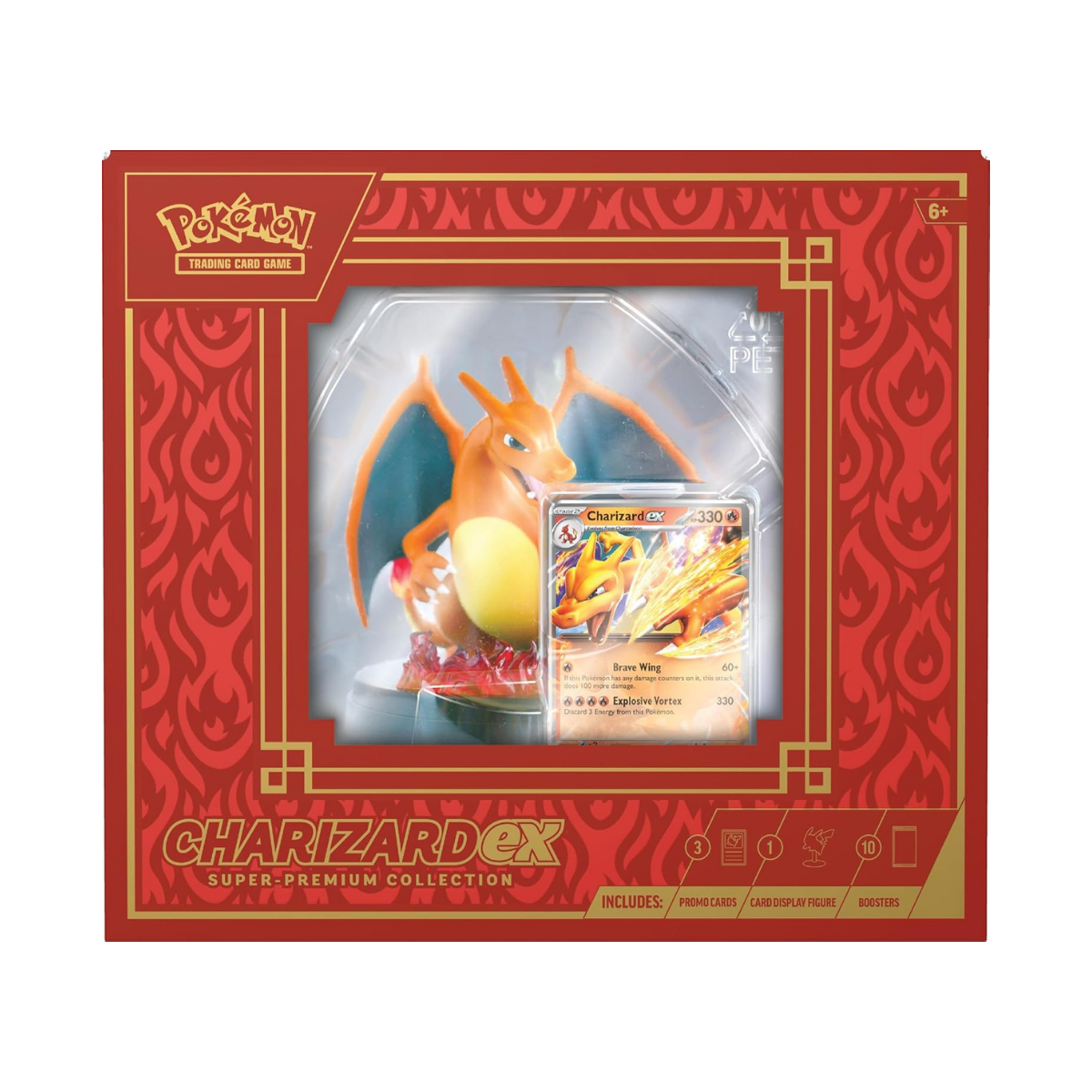 Pokemon Colección TCG Charizard ex Super Premium
