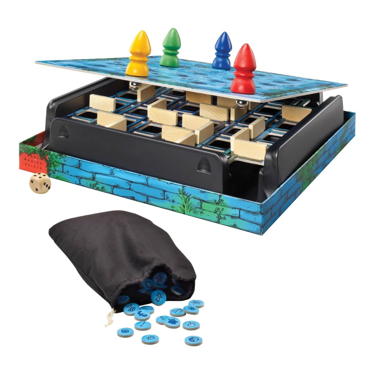 Devir El Laberinto Mágico, Juego de Mesa Infantil, 2-4 Jugadores, Juego con Imanes