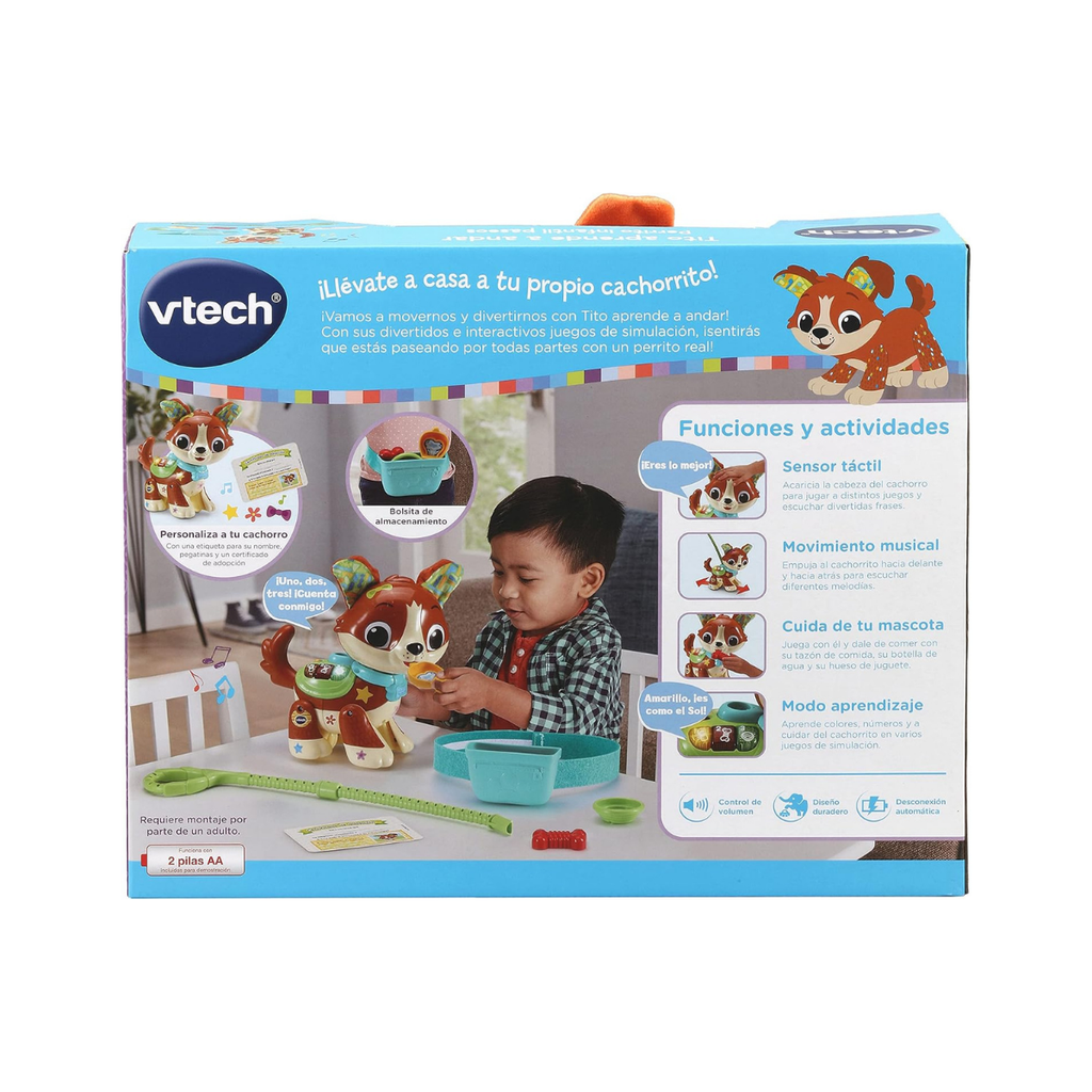 Vtech Tito Aprende A Andar Perrito Infantil Paseos