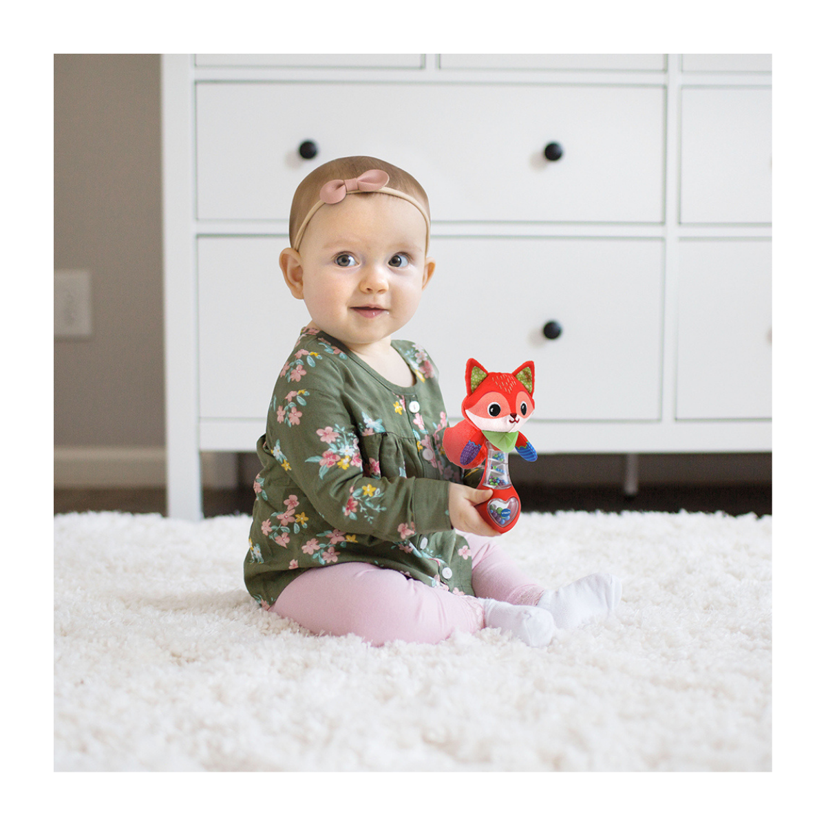 Vtech Bosque el Zorro mi primer Sonajero de tela