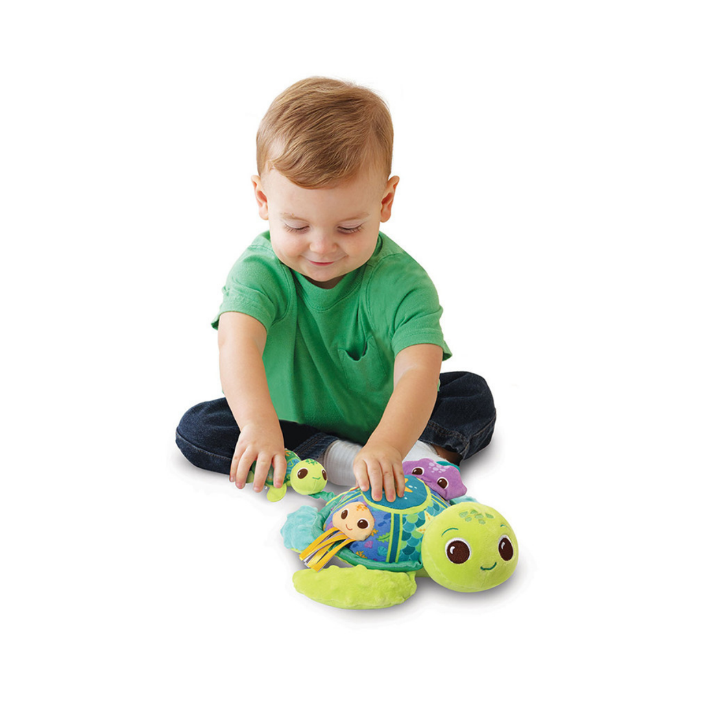 VTech ECO Tortuga y su bebé, Peluche texturas y sensaciones