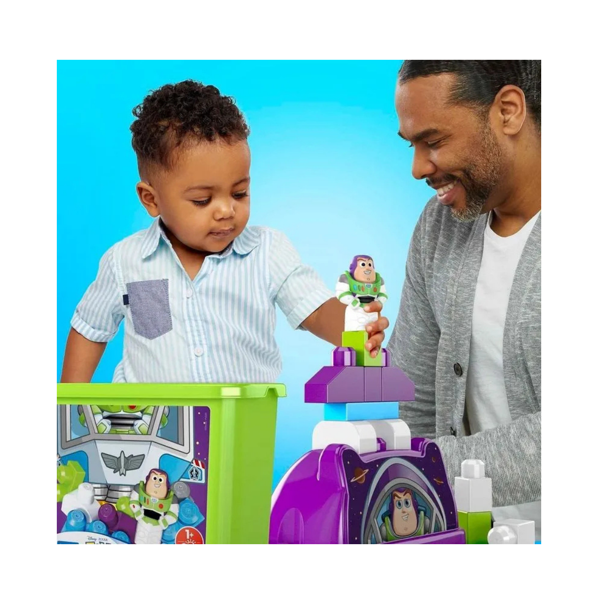 Mega Bloks Bloques de Construcción Disney Cubeta BUZZ LIGHTYEAR