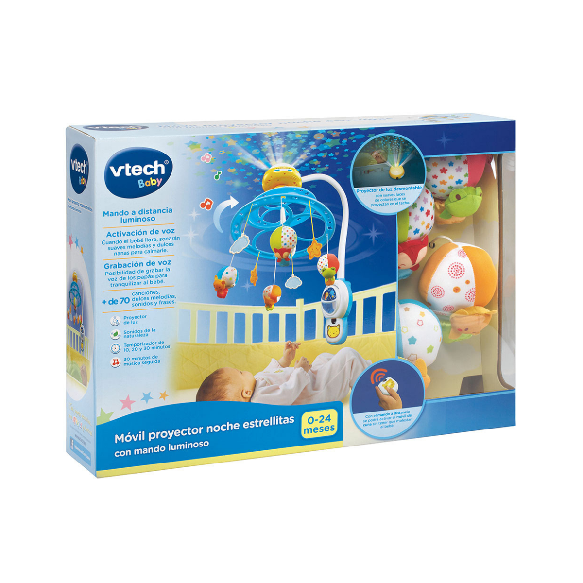 Vtech Móvil proyector Noche estrellitas musical