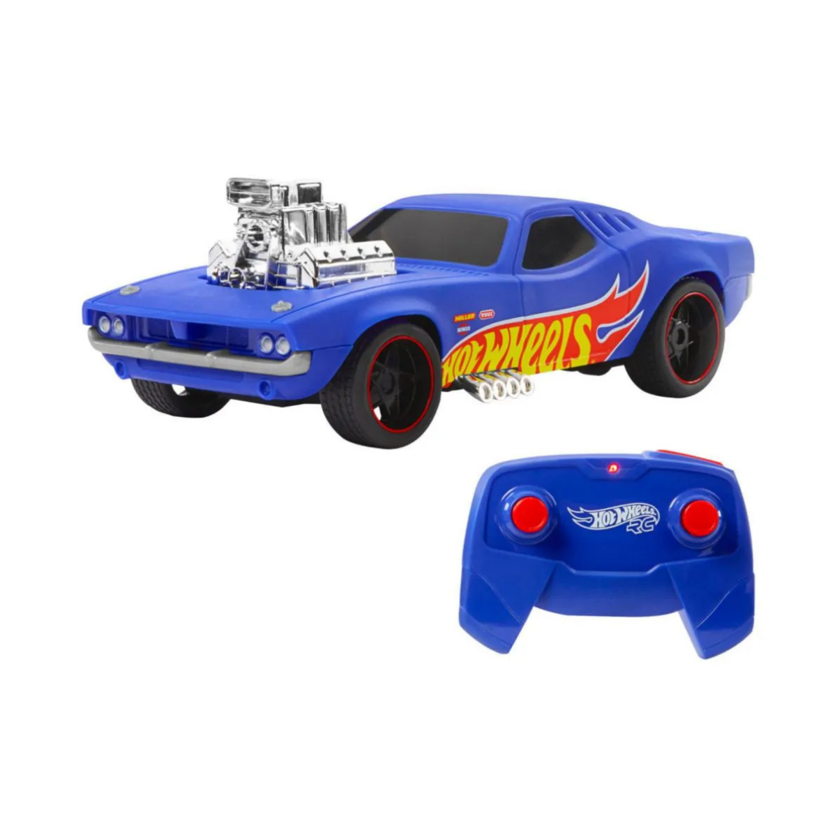 Hot Wheels Vehículo RC Rodger Dodger de Mattel