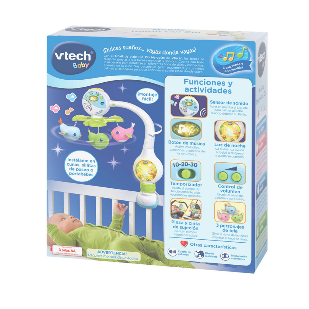 VTech Móvil de Viaje Pío Pío melodías