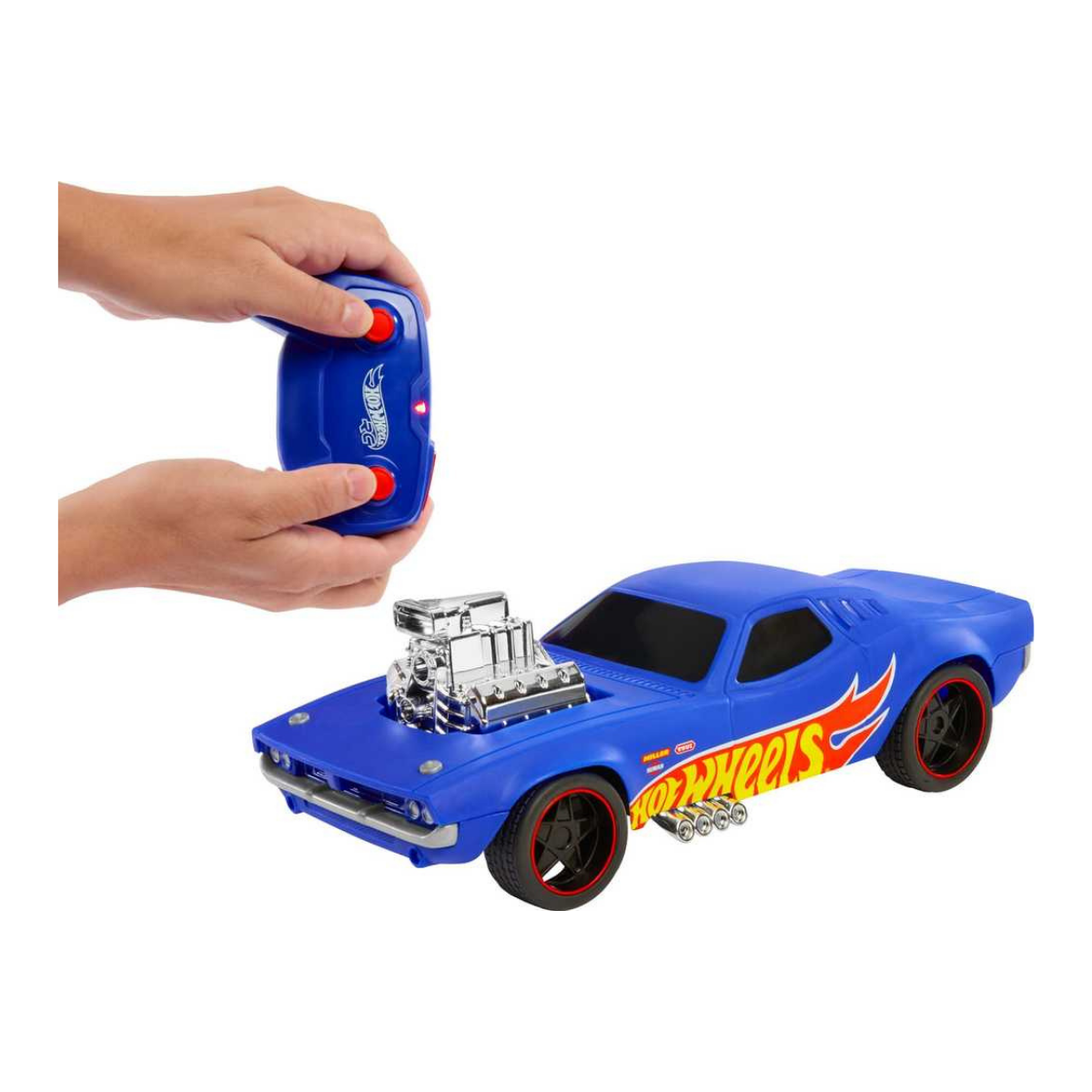 Hot Wheels Vehículo RC Rodger Dodger de Mattel
