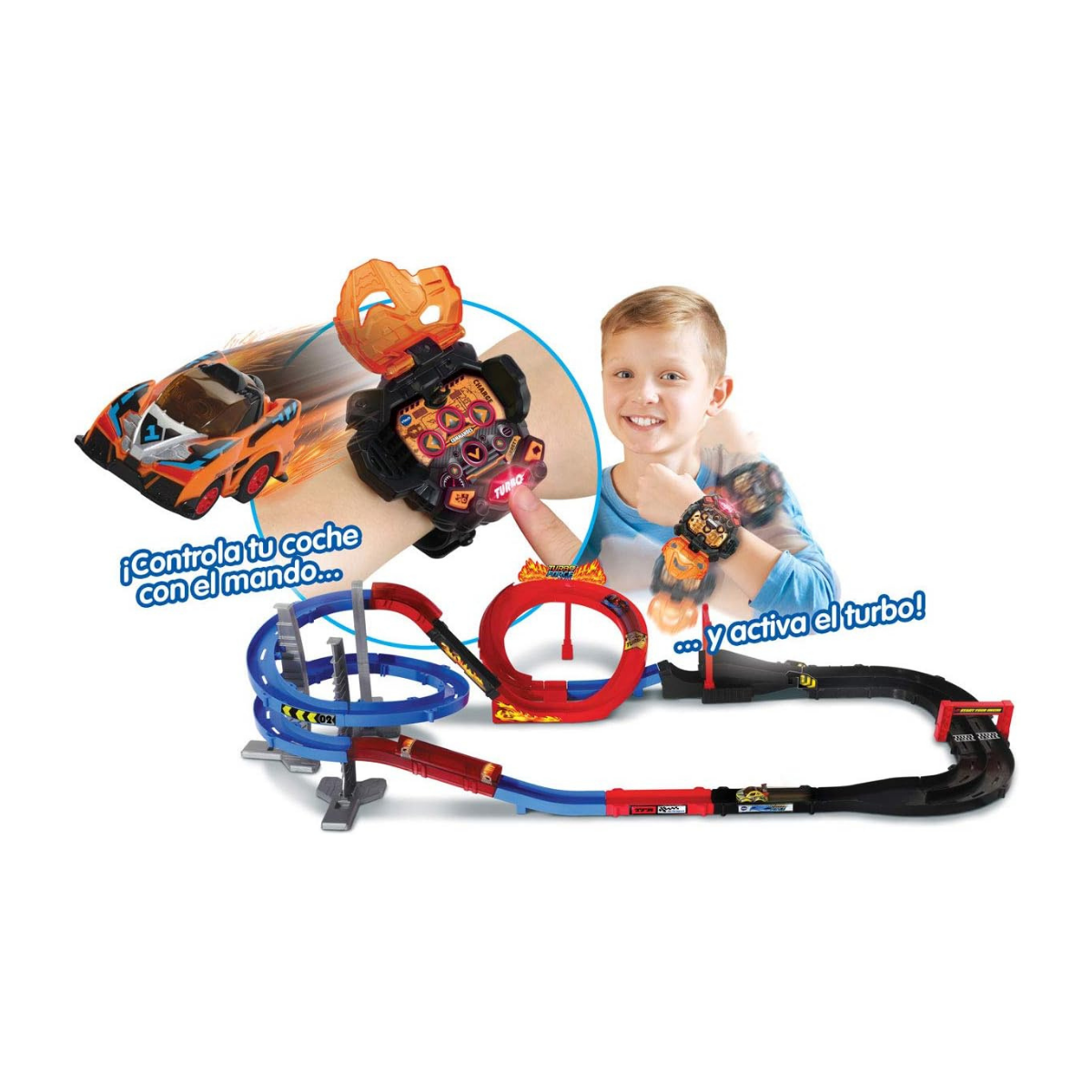 VTech Turbo Force Racers Circuito de Carreras, Pista de Acrobacias
