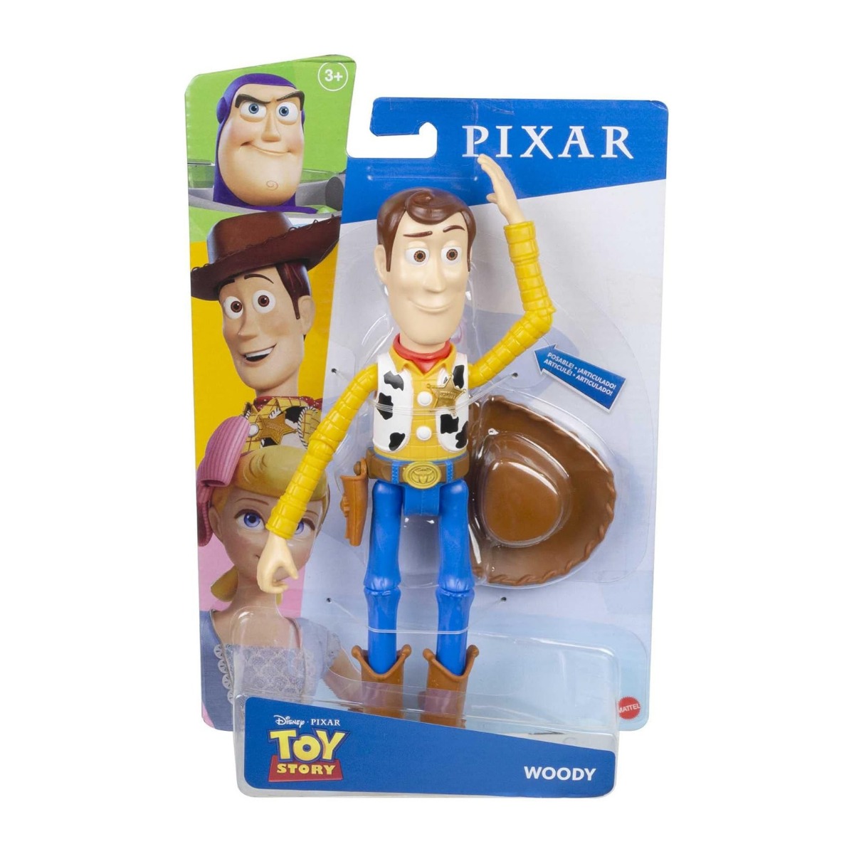 Mattel Disney Pixar Toy Story Figura de acción juguete coleccionable de Woody