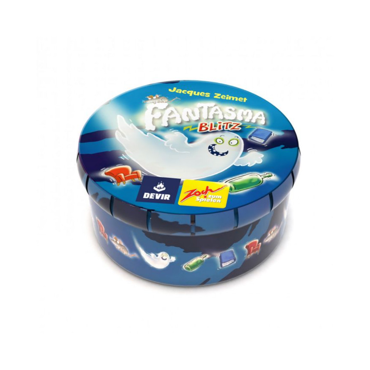 Devir Fantasma Blitz Mini, Juego de Mesa, Infantil, de Bolsillo, Parar Toda la Familia