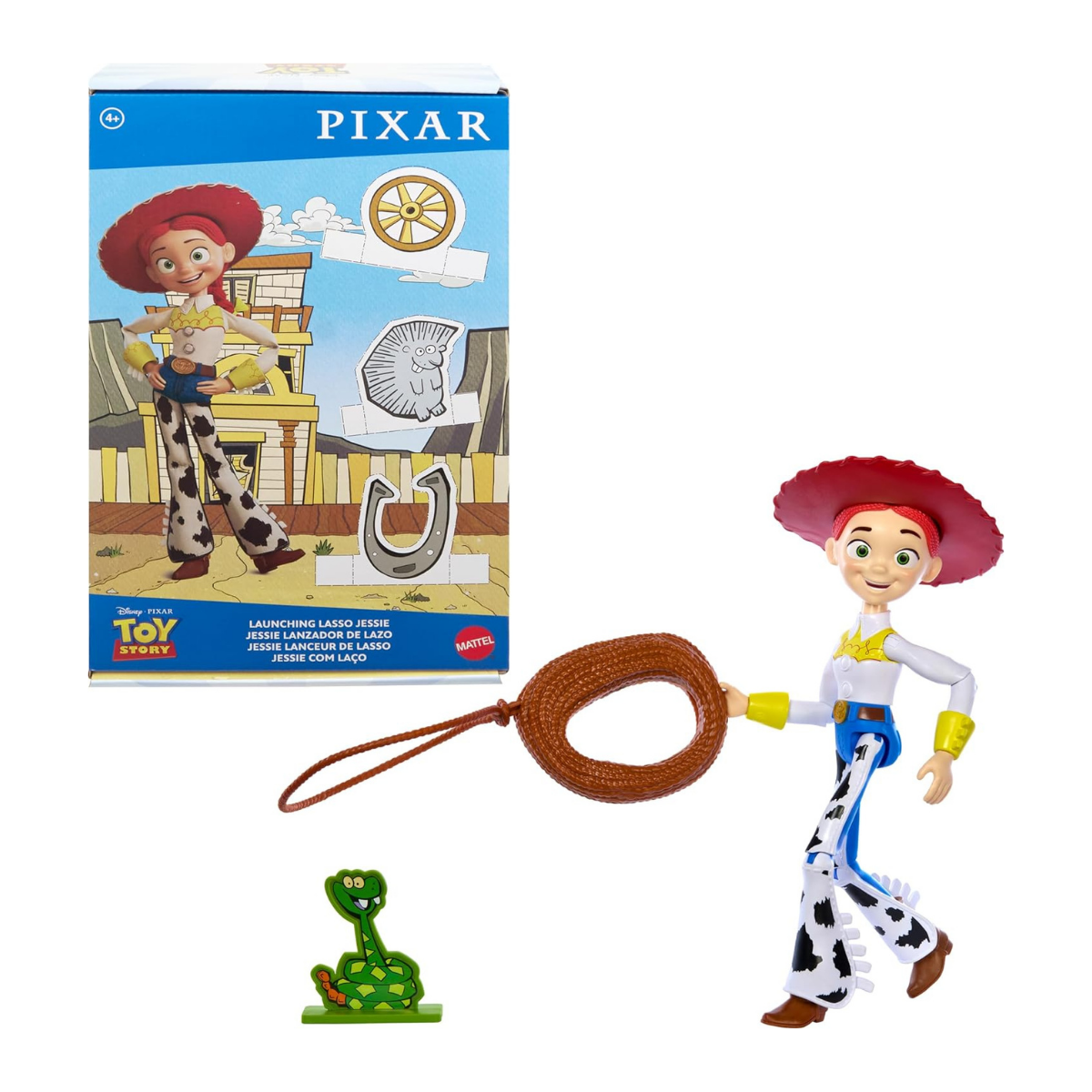 Mattel Disney Pixar Toy Story Muñeca Jessie Figura de acción con accesorios