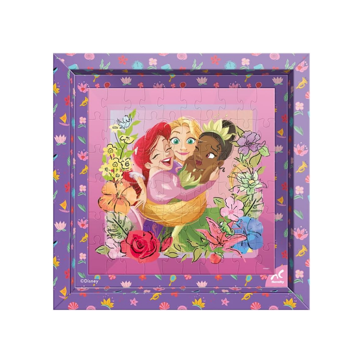 Disney Rompecabezas Infantil Princesas con Marco De 60 Piezas