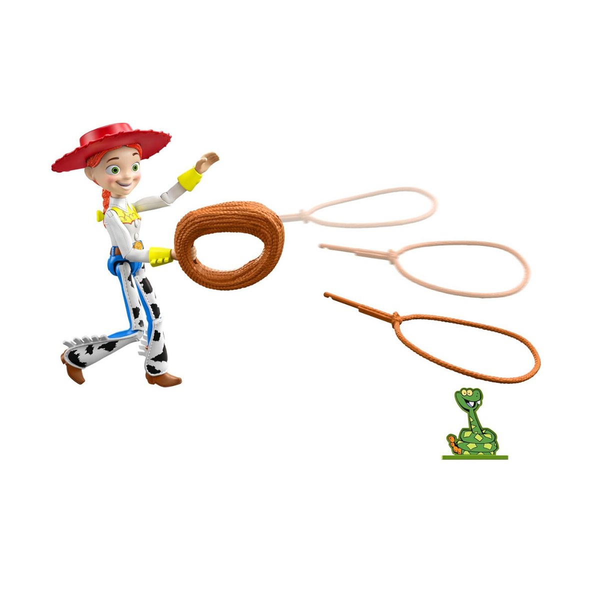 Mattel Disney Pixar Toy Story Muñeca Jessie Figura de acción con accesorios