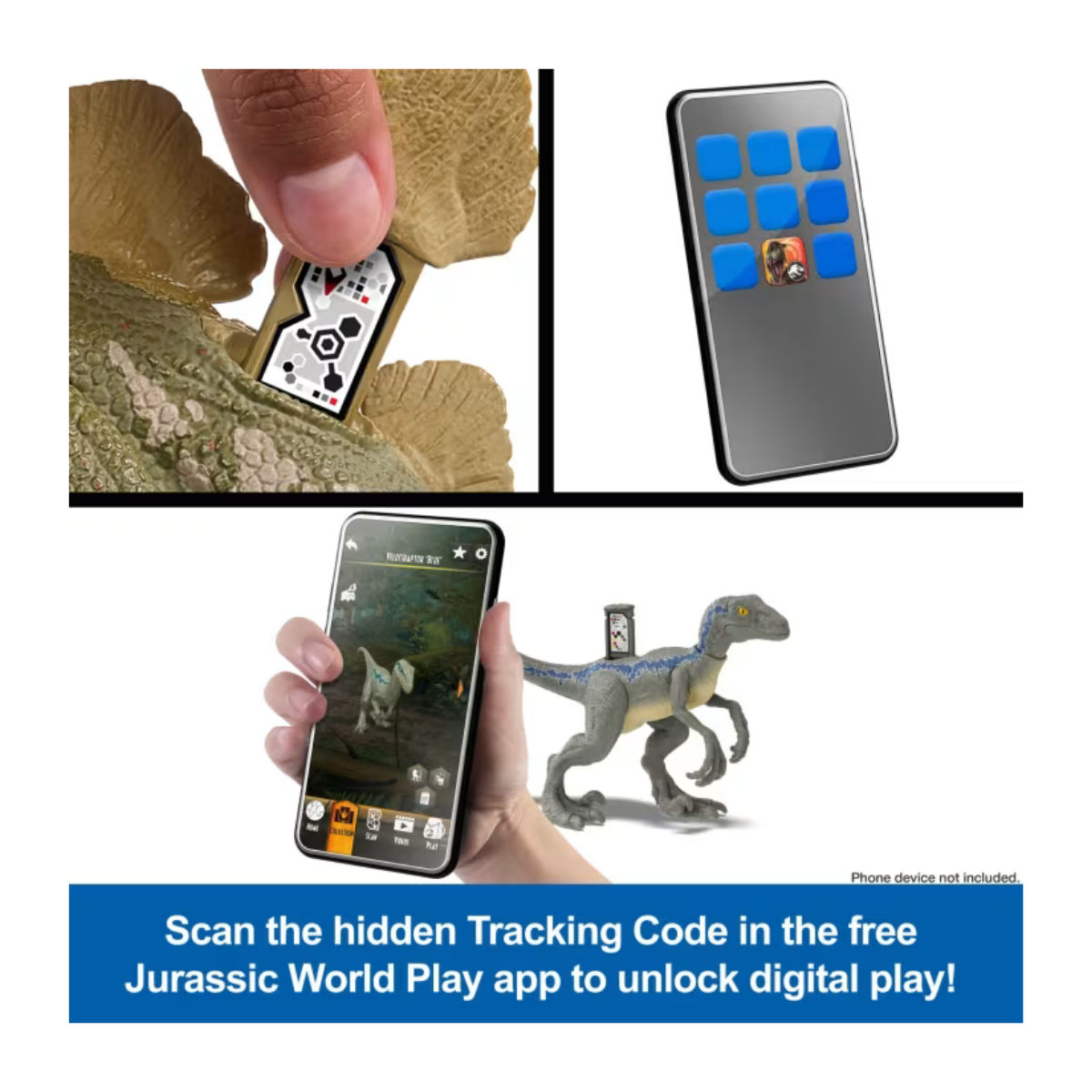 Jurassic World dinosaurio Therizinosaurus Slash N Roar de juguete de ataque y sonido