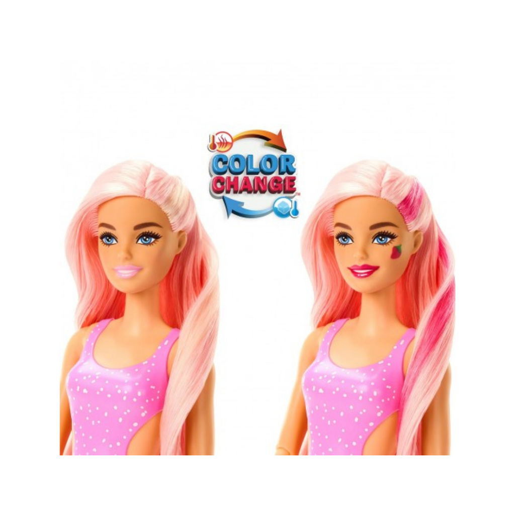 Barbie Pop Reveal, Muñeca Serie de Frutas, Limonada de Fresa Mattel