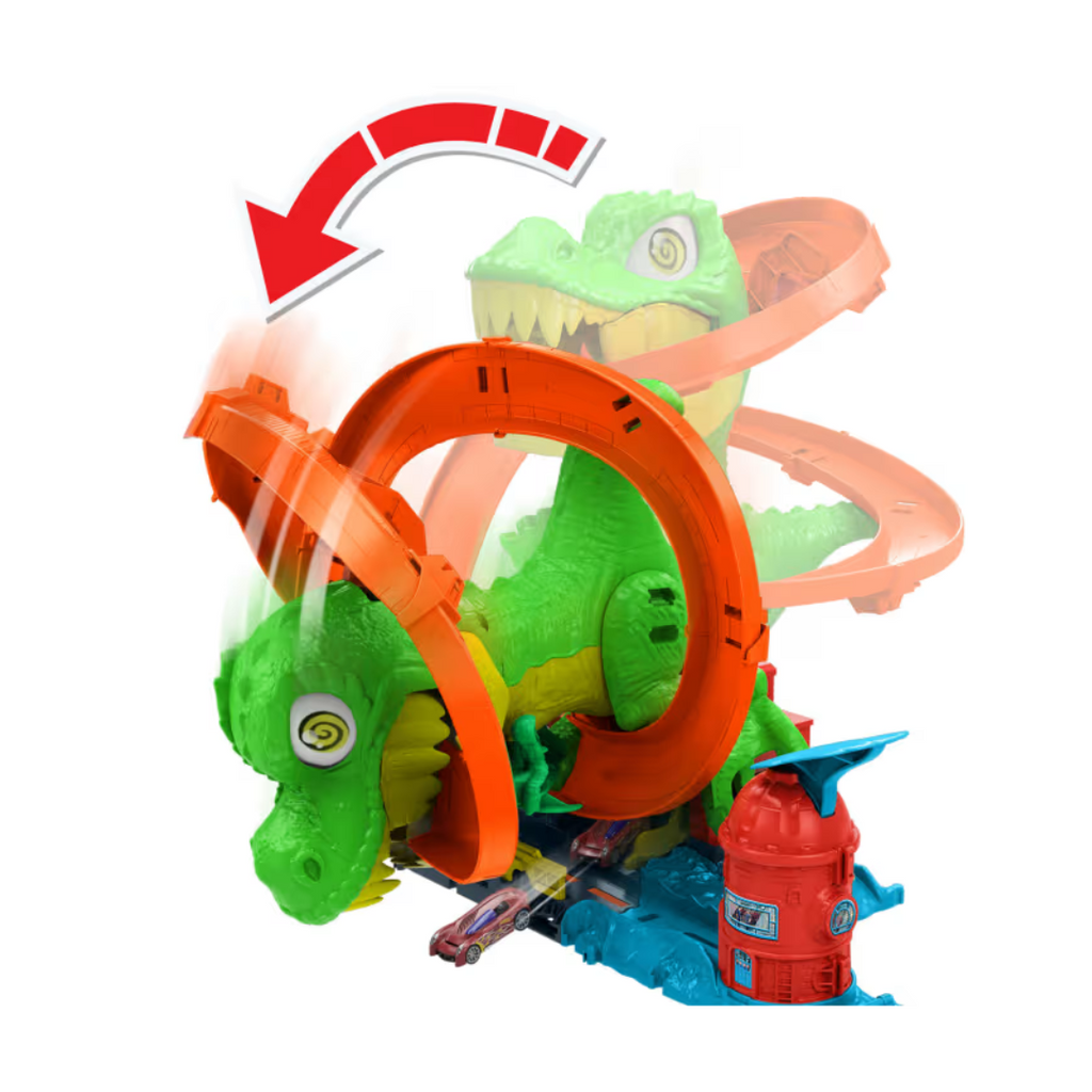 Juego T-Rex Batalla En Llamas De Hot Wheels City