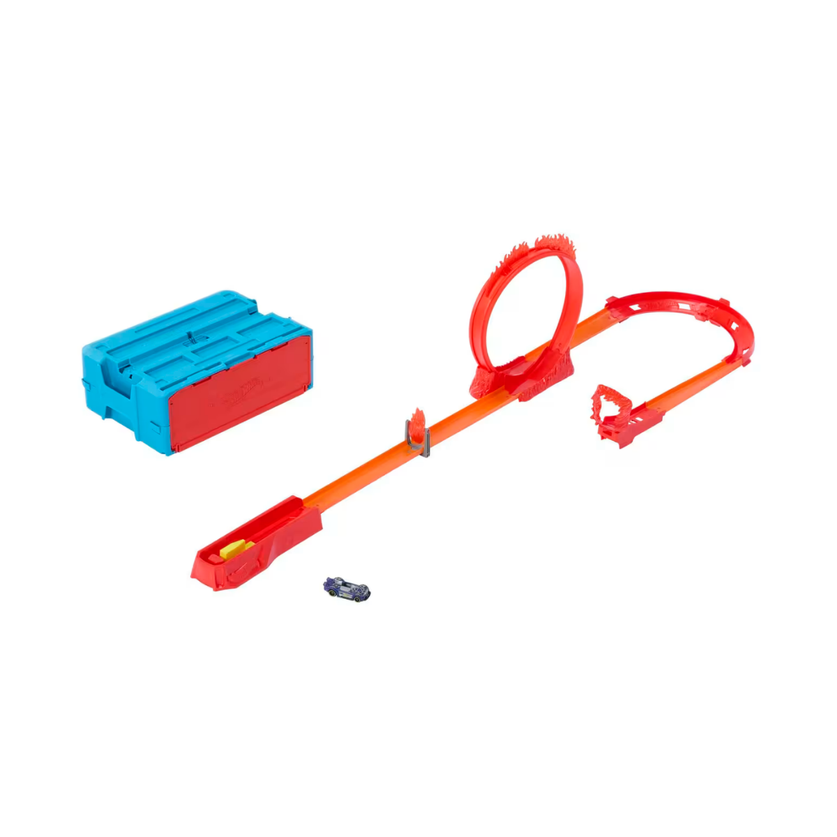 Hot Wheels Track Builder Acrobacias De Fuego