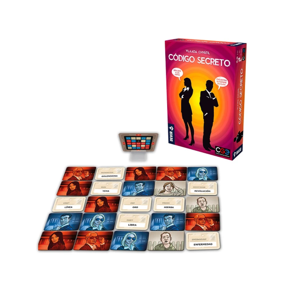 Devir- Código Secreto juego de mesa Divertido, intrigante y misterioso