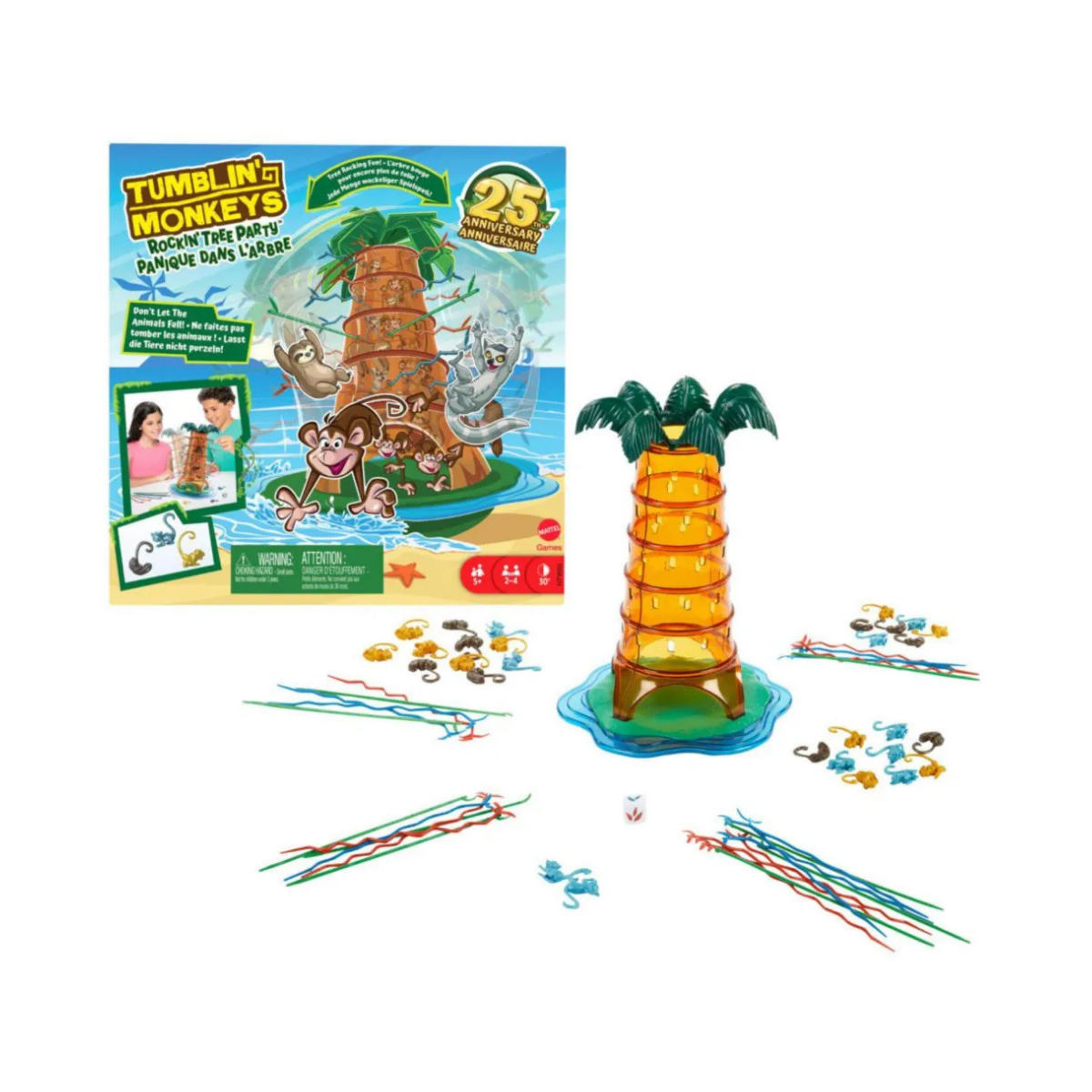 Mattel Games Monos Locos 25 Aniversario Juego de Mesa