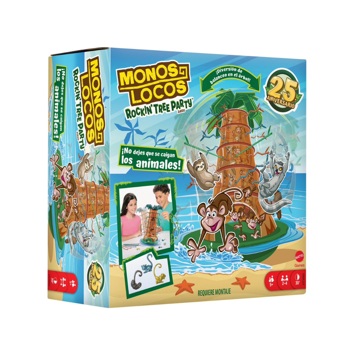 Mattel Games Monos Locos 25 Aniversario Juego de Mesa