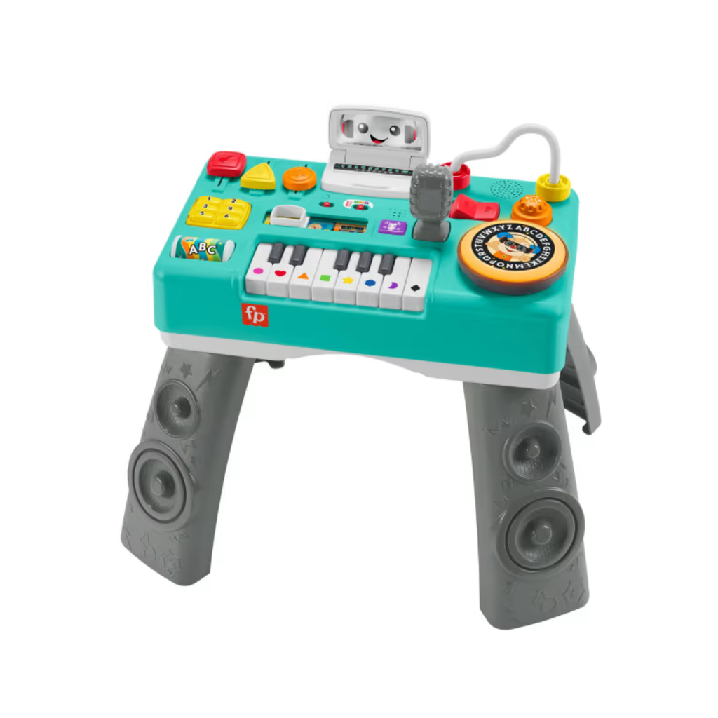 Fisher Price Ríe y Aprende Juguete para Bebés Mesa Musical Aprende Conmigo