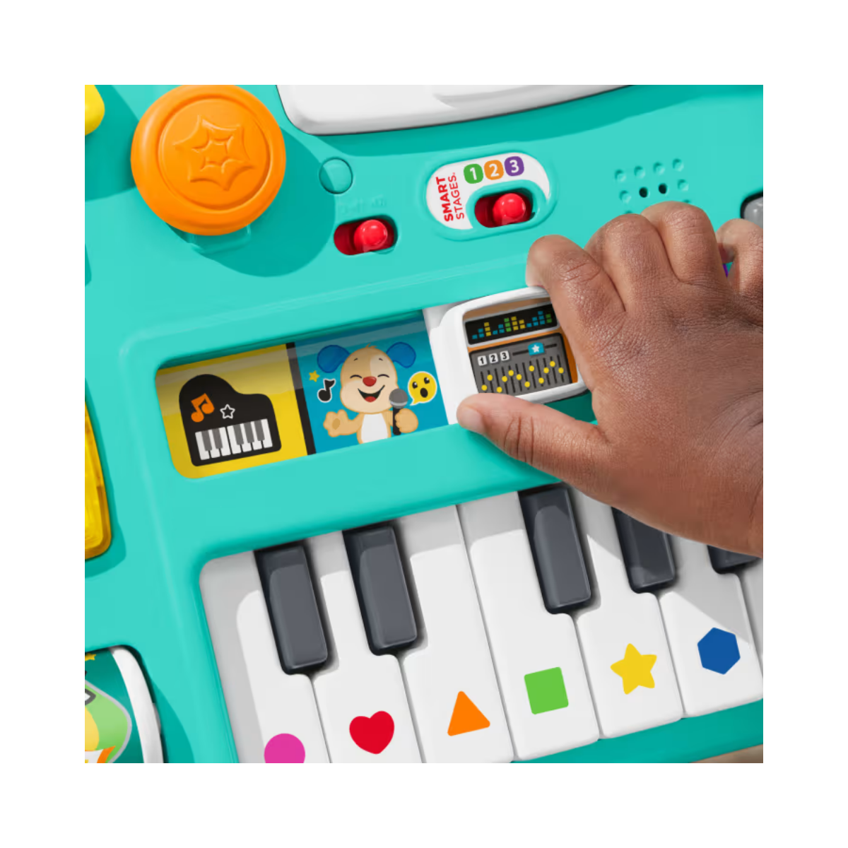 Fisher Price Ríe y Aprende Juguete para Bebés Mesa Musical Aprende Conmigo
