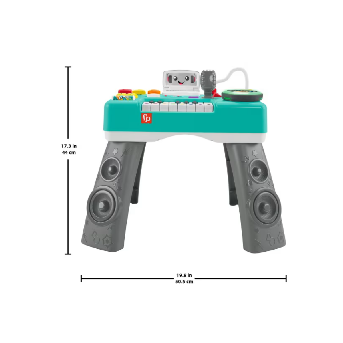 Fisher Price Ríe y Aprende Juguete para Bebés Mesa Musical Aprende Conmigo