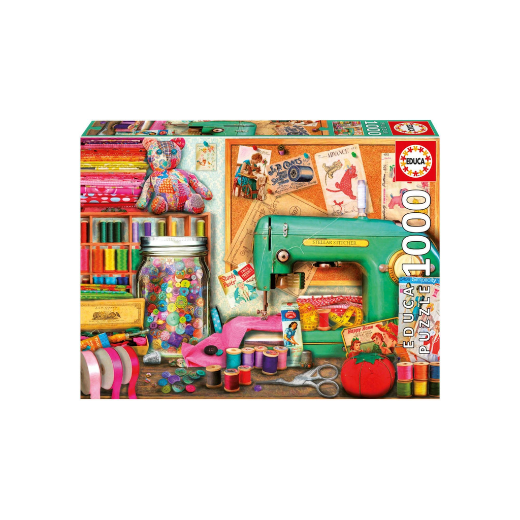EDUCA - Rompecabezas Rincón de Costura de 1000 Piezas