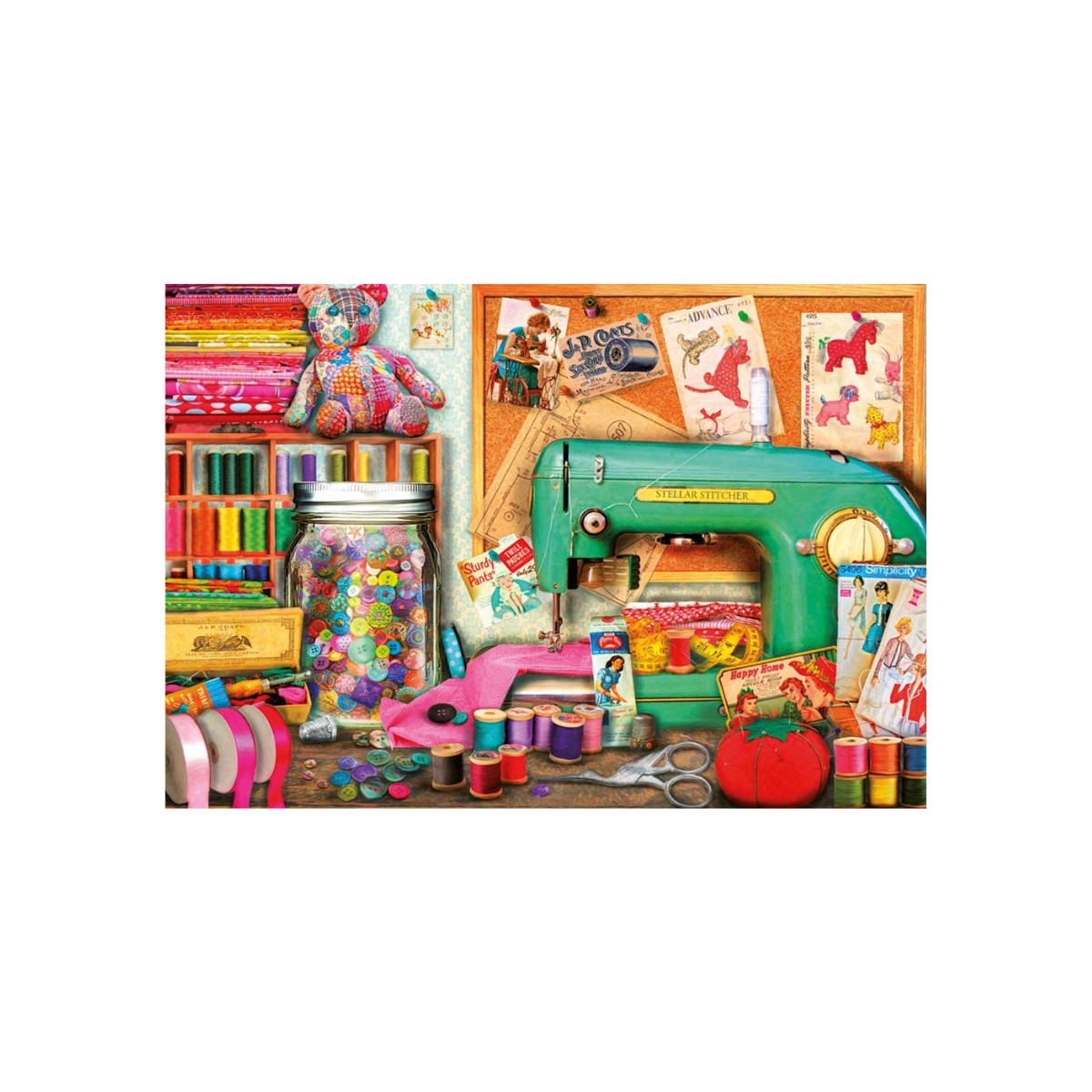 EDUCA - Rompecabezas Rincón de Costura de 1000 Piezas