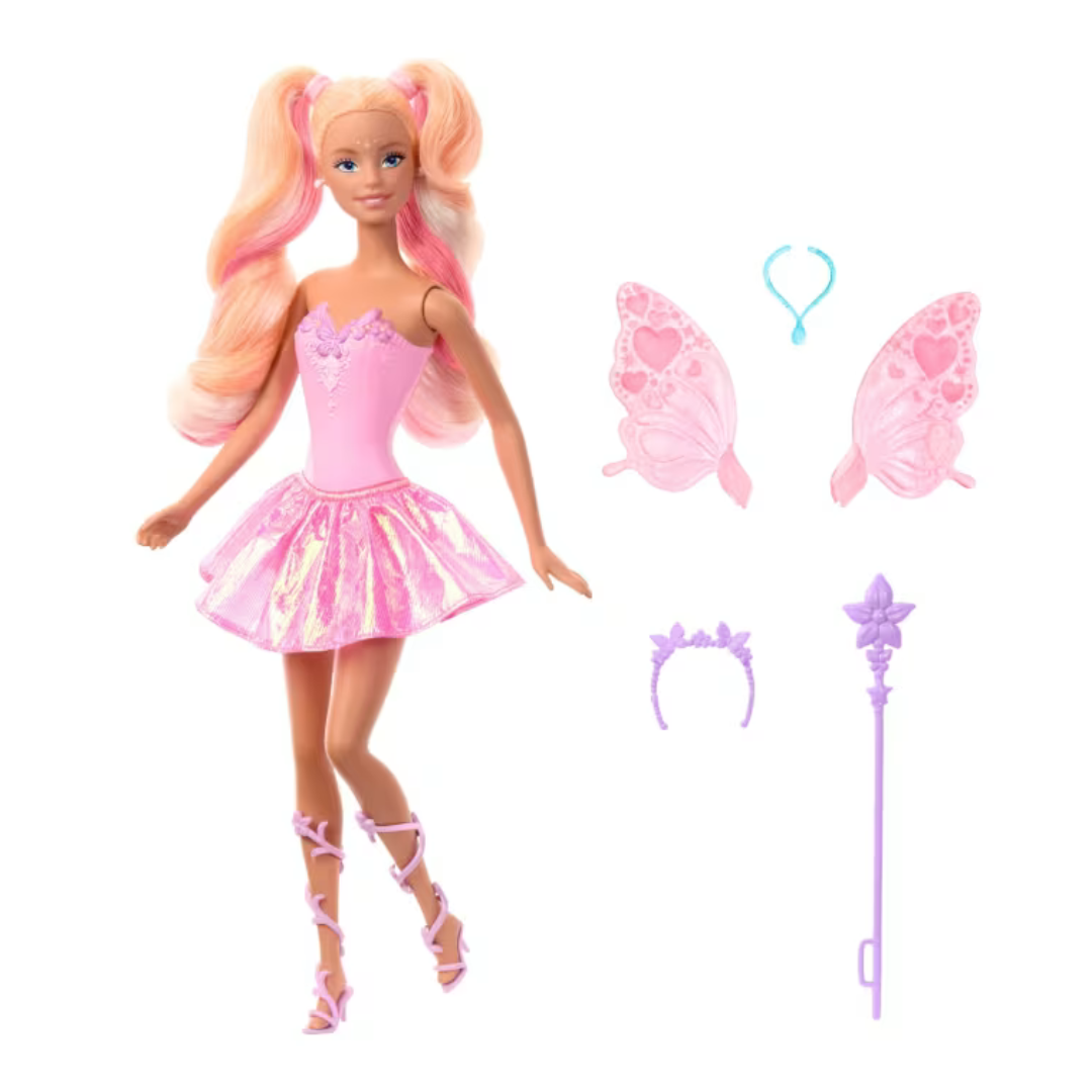 Muñeca Hada Barbie De Fantasía Con Alas Que Cambian De Color