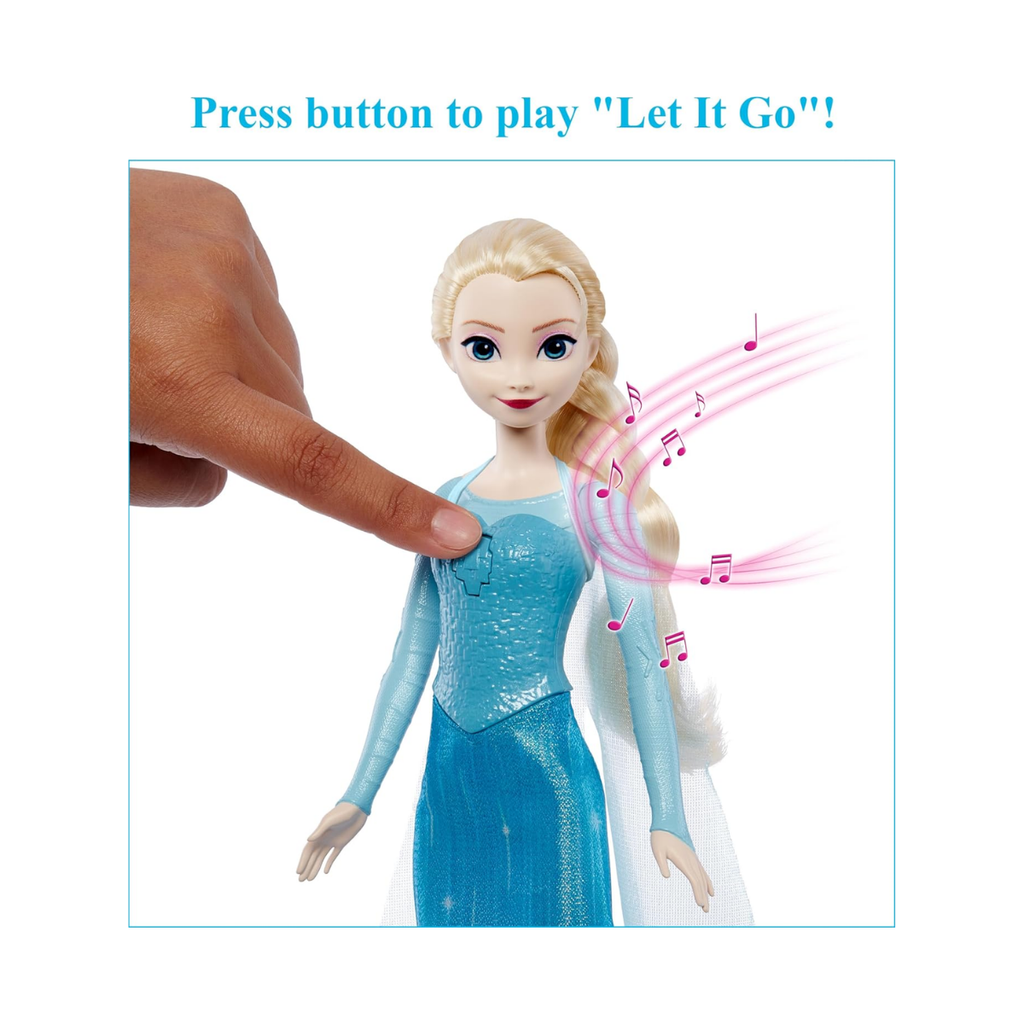 Disney Frozen muñeca Elsa Canciones Magicas Mattel