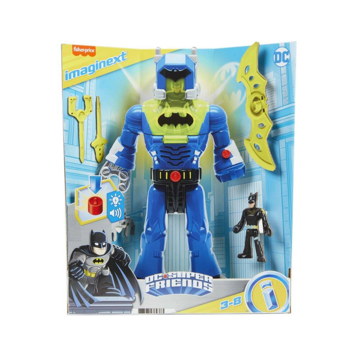 Fisher Price Imaginext Traje de Batman Insider y Exo de DC Super Friends
