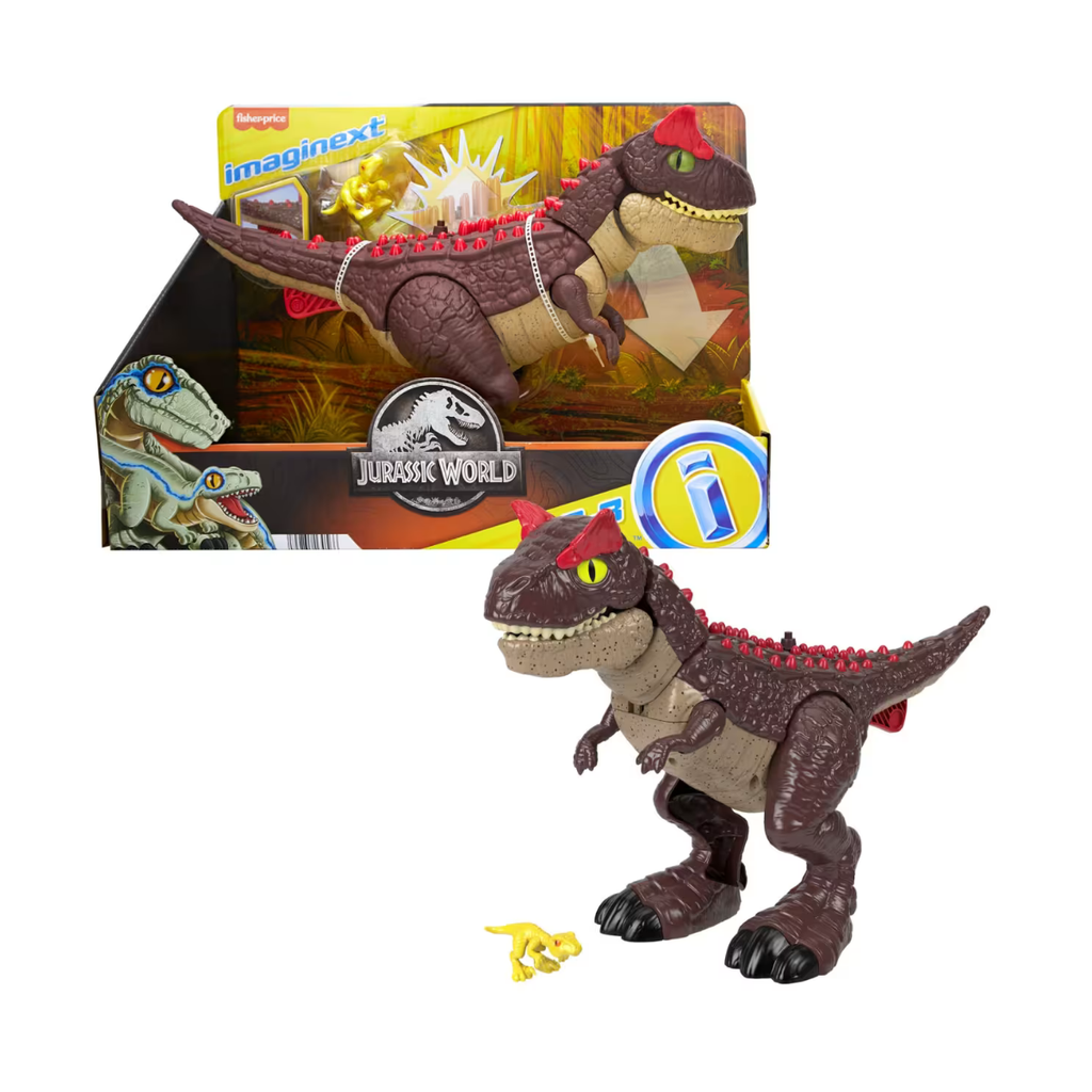 Imaginext Jurassic World Dinosaurio Carnotaurus Spike Strike