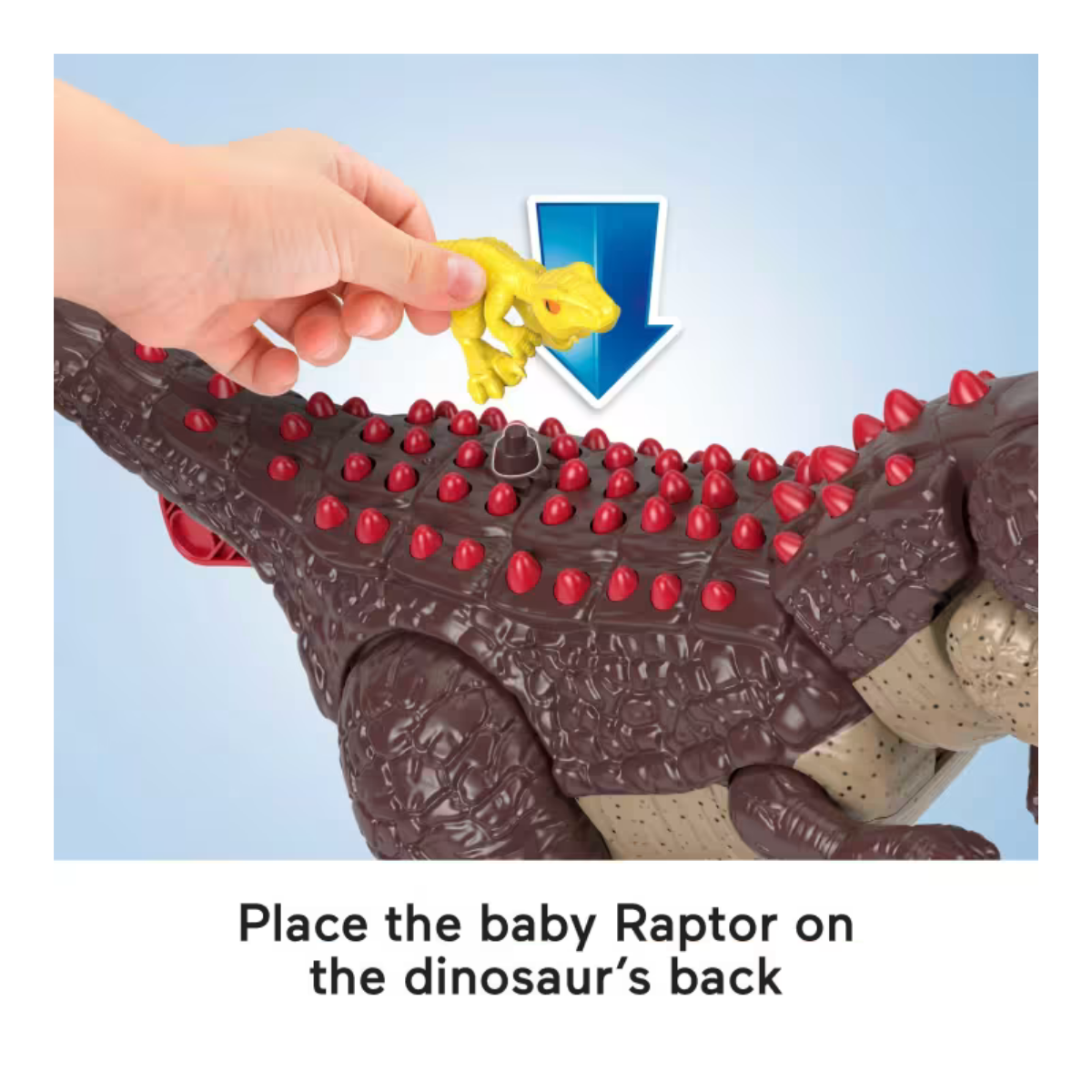 Imaginext Jurassic World Dinosaurio Carnotaurus Spike Strike